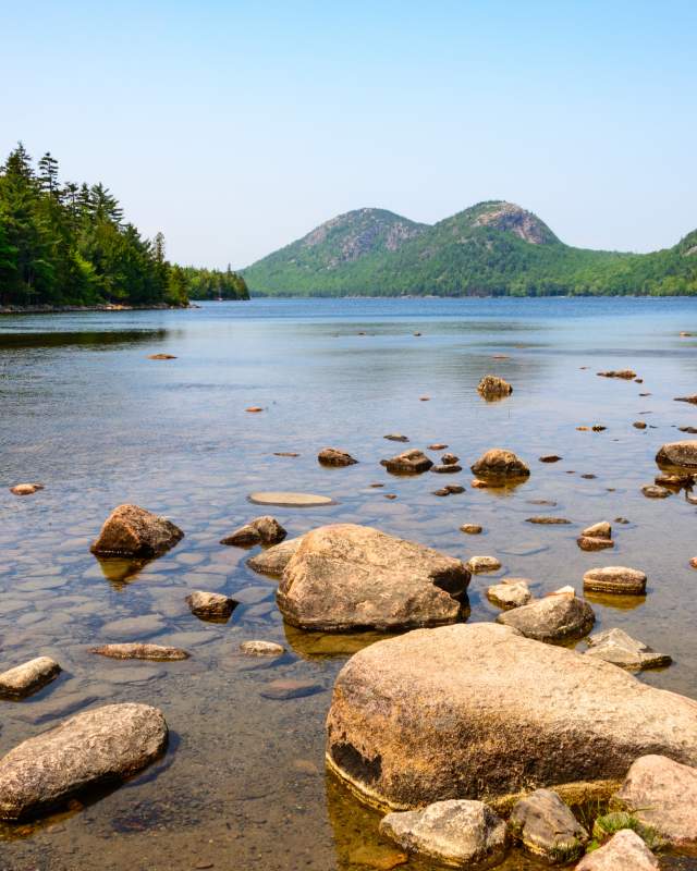 Jordan Pond Bubbles Acadia National Park Maine