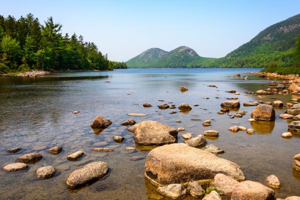 Jordan Pond Bubbles Acadia National Park Maine
