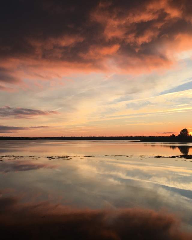 Beach at sunset