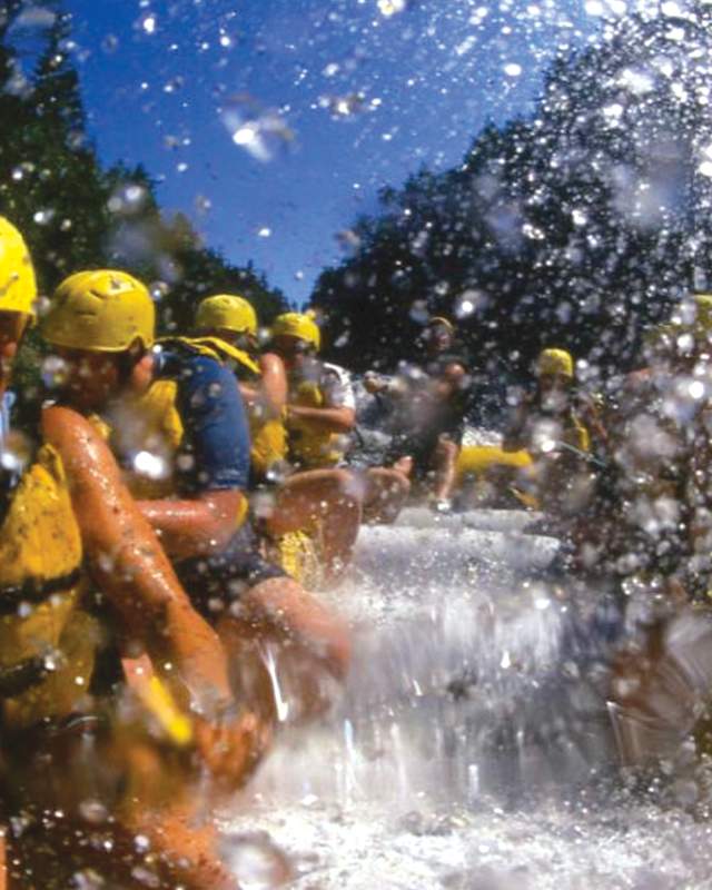 White water rafting